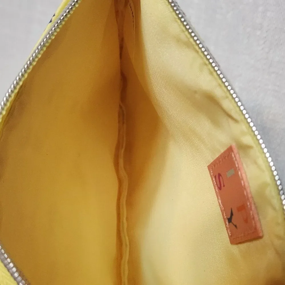 🔥 5/$20 Ipsy Cosmetic Makeup Travel Organizer Purse Organizer Light Yellow